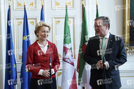 Besuch von Ursula von der Leyen in Aachen
