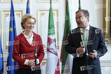 Besuch von Ursula von der Leyen in Aachen