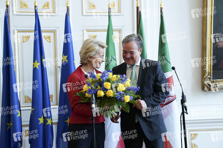 Besuch von Ursula von der Leyen in Aachen