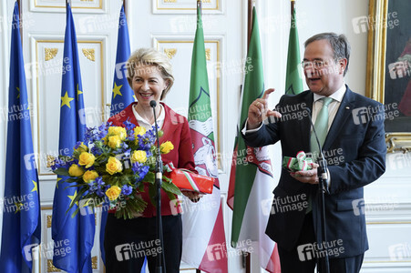 Besuch von Ursula von der Leyen in Aachen