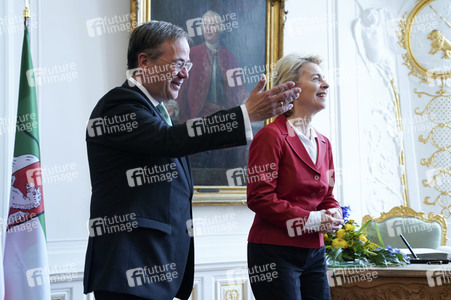Besuch von Ursula von der Leyen in Aachen