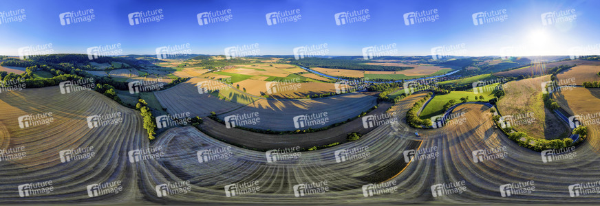 Luftbild Erntezeit bei Brevörde