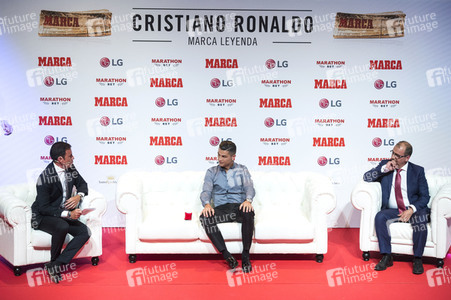 Cristiano Ronaldo erhält den Marca Leyenda Award in Madrid