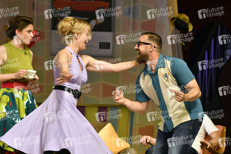 Theaterprobe 'Zuhause bin ich Darling' in Berlin