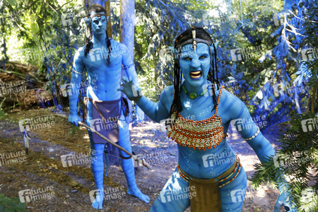 GEEK ART: 'Avatar' Bodypainting