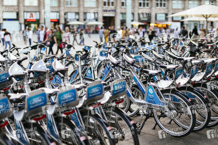 Symbolfoto Mietfahrräder