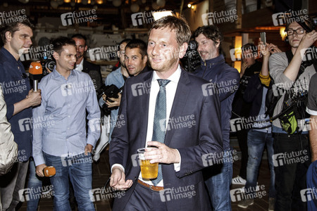 CDU Wahlkampfveranstaltung mit Michael Kretschmer in Ludwigsdorf