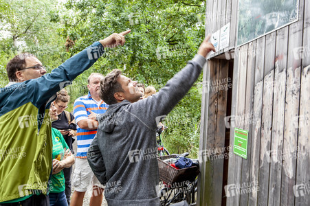 Wahlkampfveranstaltung von Bündnis 90/Die Grünen in Hoyerswerda