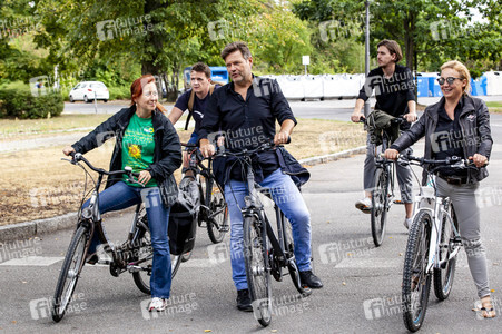Wahlkampfveranstaltung von Bündnis 90/Die Grünen in Hoyerswerda