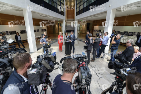 Pressekonferenz der SPD in Berlin
