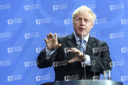 Pressekonferenz von Angela Merkel und Boris Johnson in Berlin