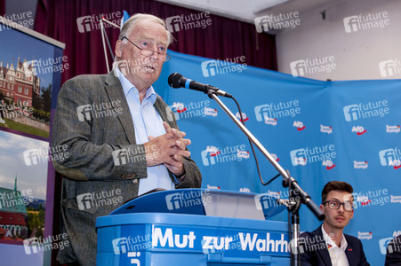 Wahlkampfveranstaltung der AfD in Ebersbach-Neugersdorf