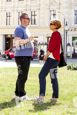 Wahlkampfveranstaltung der Partei Die Linke in Görlitz