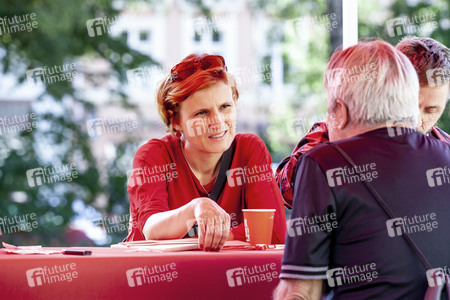 Wahlkampfveranstaltung der Partei Die Linke in Görlitz