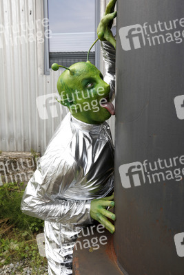 GEEK ART: Kleine grüne Männchen / Little Green Men Bodypainting