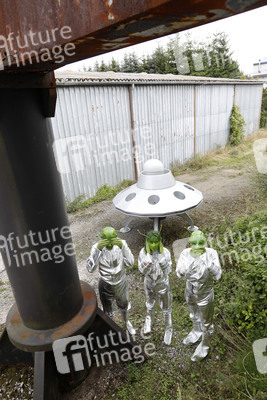 GEEK ART: Kleine grüne Männchen / Little Green Men Bodypainting