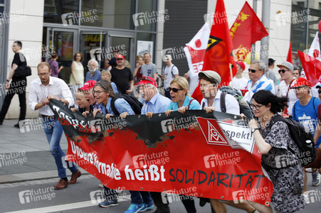 Demonstration 'Unteilbar' in Dresden