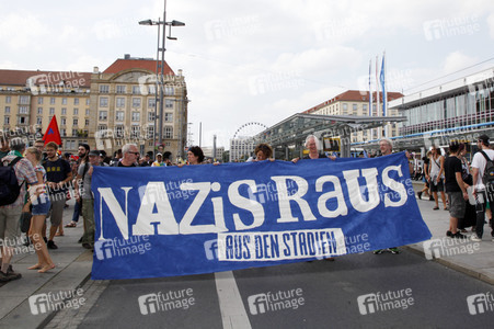 Demonstration 'Unteilbar' in Dresden