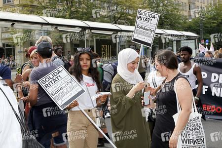 Demonstration 'Unteilbar' in Dresden