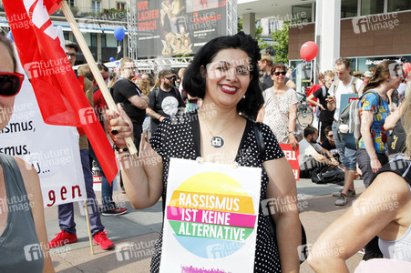 Demonstration 'Unteilbar' in Dresden