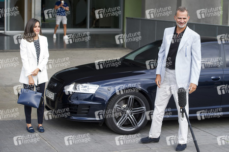 Die spanischen Royals zu Besuch im Hospital Universitario Quirónsalu in Pozuelo de Alarcón