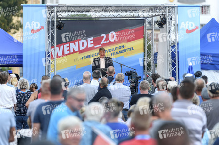 Wahlkampfveranstaltung der AfD in Oranienburg