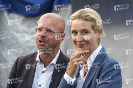 Wahlkampfveranstaltung der AfD in Oranienburg
