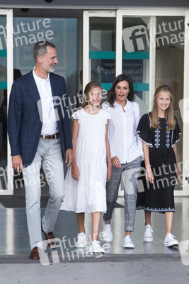 Die spanischen Royals zu Besuch im Hospital Universitario Quirónsalu in Pozuelo de Alarcón