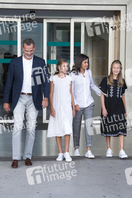 Die spanischen Royals zu Besuch im Hospital Universitario Quirónsalu in Pozuelo de Alarcón