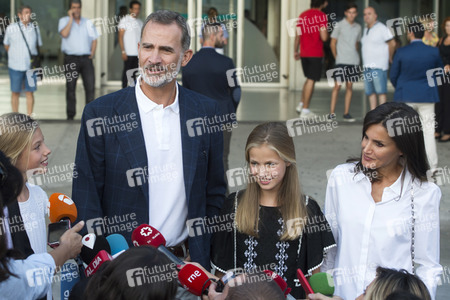 Die spanischen Royals zu Besuch im Hospital Universitario Quirónsalu in Pozuelo de Alarcón