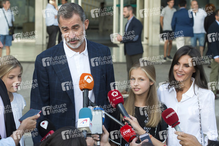 Die spanischen Royals zu Besuch im Hospital Universitario Quirónsalu in Pozuelo de Alarcón
