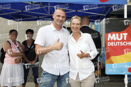 Wahlkampfveranstaltung der AfD in Görlitz