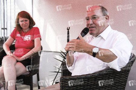 Wahlkampfveranstaltung der Partei Die Linke in Weißwasser