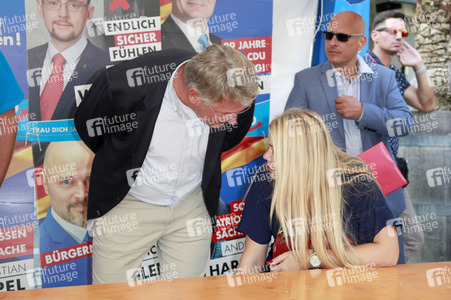 Wahlkampfabschluss der sächsischen AfD in Görlitz