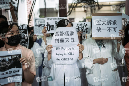 Streiks in Hongkong