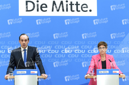 Pressekonferenz der CDU nach den Landtagswahlen in Brandenburg und Sachsen in Berlin