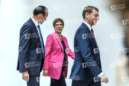 Pressekonferenz der CDU nach den Landtagswahlen in Brandenburg und Sachsen in Berlin