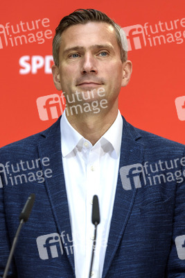 Pressekonferenz der SPD nach den Landtagswahlen in Brandenburg und Sachsen in Berlin