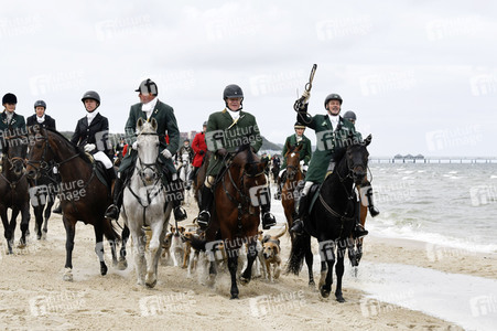 Empfang der Reiter beim Usedom Cross Country 2019