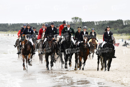 Empfang der Reiter beim Usedom Cross Country 2019