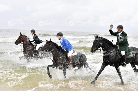 Empfang der Reiter beim Usedom Cross Country 2019