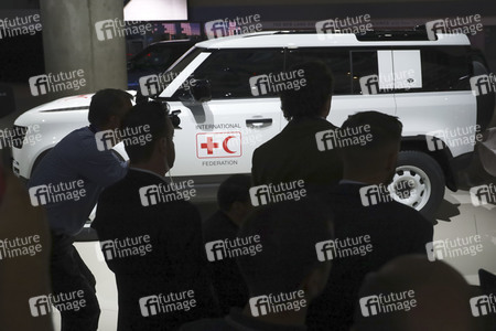 Weltpremiere des Land Rover Defender in Frankfurt