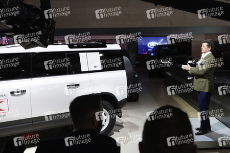 Weltpremiere des Land Rover Defender in Frankfurt