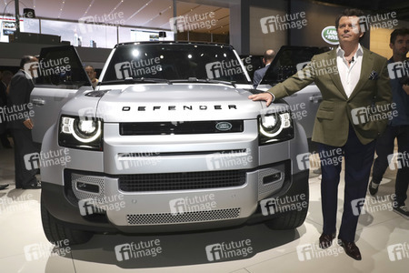 Weltpremiere des Land Rover Defender in Frankfurt