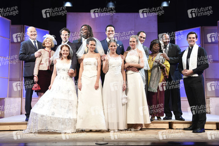 Theaterprobe 'Monsieur Claude und seine Töchter' in München