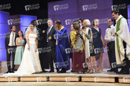 Theaterprobe 'Monsieur Claude und seine Töchter' in München