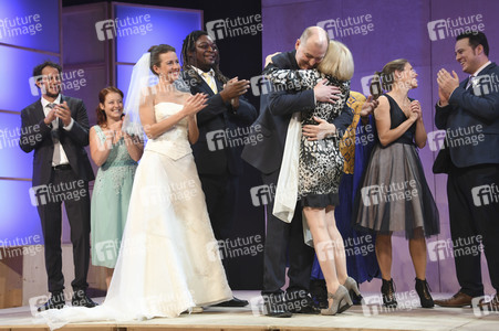 Theaterprobe 'Monsieur Claude und seine Töchter' in München