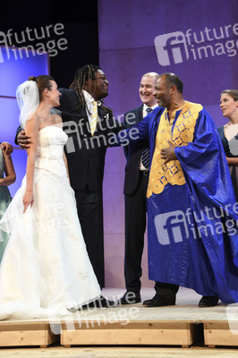 Theaterprobe 'Monsieur Claude und seine Töchter' in München