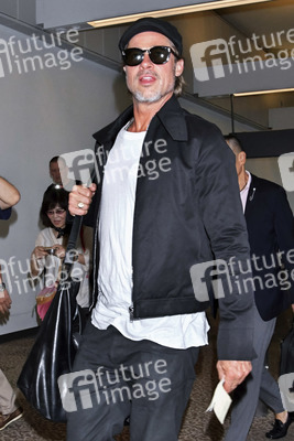 Ankunft von Brad Pitt in Narita