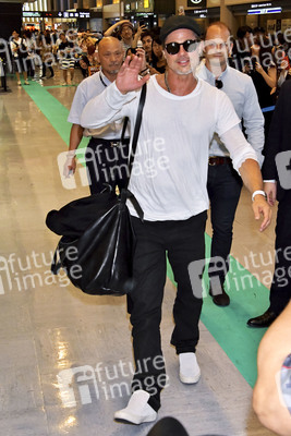 Ankunft von Brad Pitt in Narita
